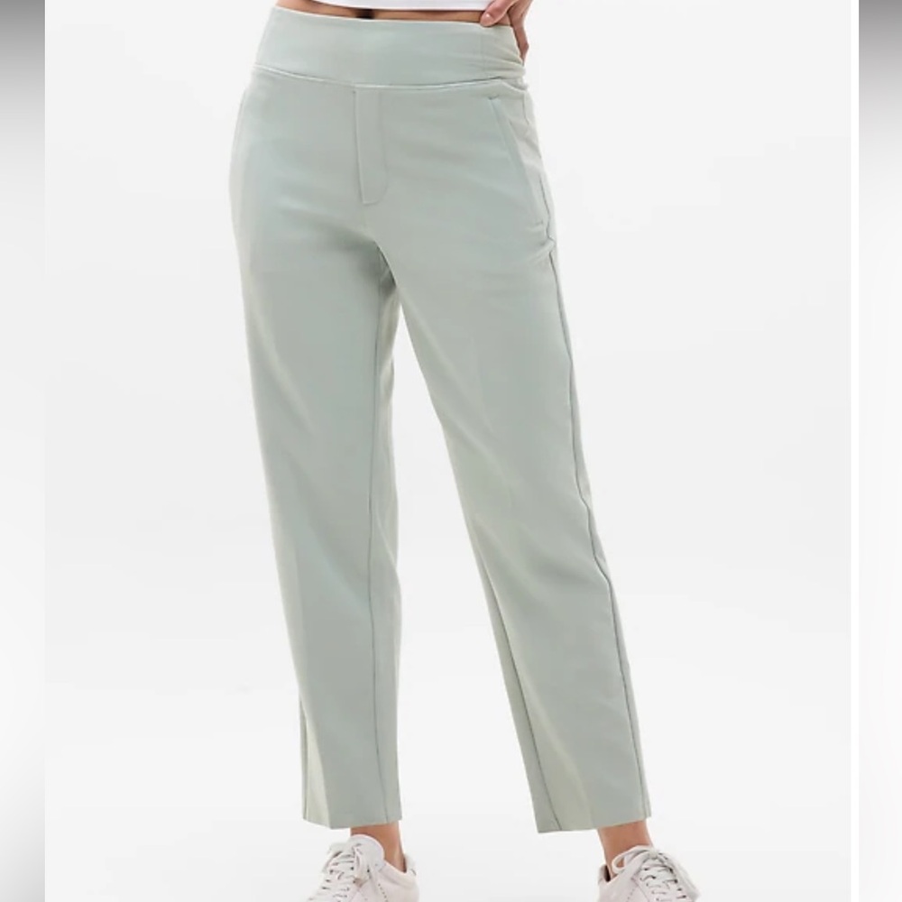 Athleta Light Green Ankle Pants